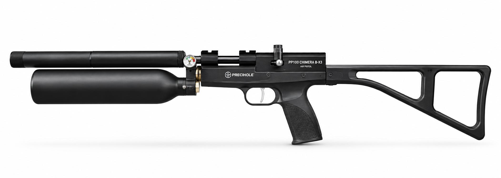 PRECIHOLE PP100 CHIMERA B-X3 BLACK AIR PISTOL